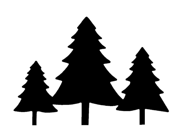 Detail Pine Tree Silhouette Images Nomer 21