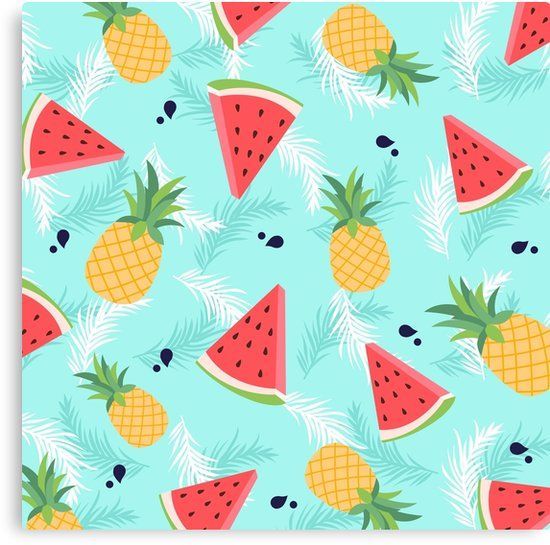 Detail Pineapple And Watermelon Wallpaper Nomer 2