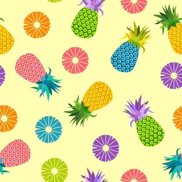 Detail Pineapple Background Free Nomer 13