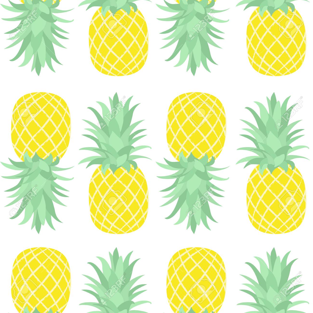 Detail Pineapple Background Free Nomer 14