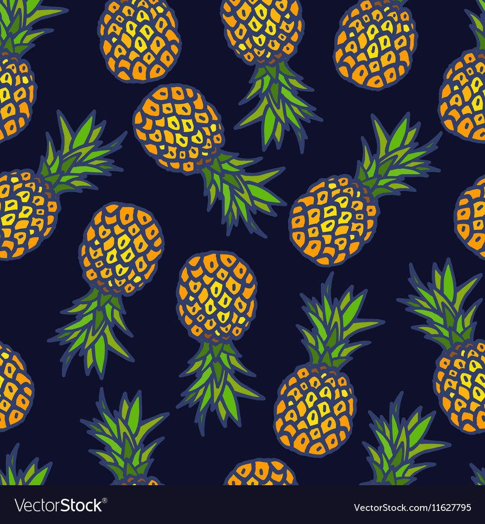 Detail Pineapple Background Free Nomer 23