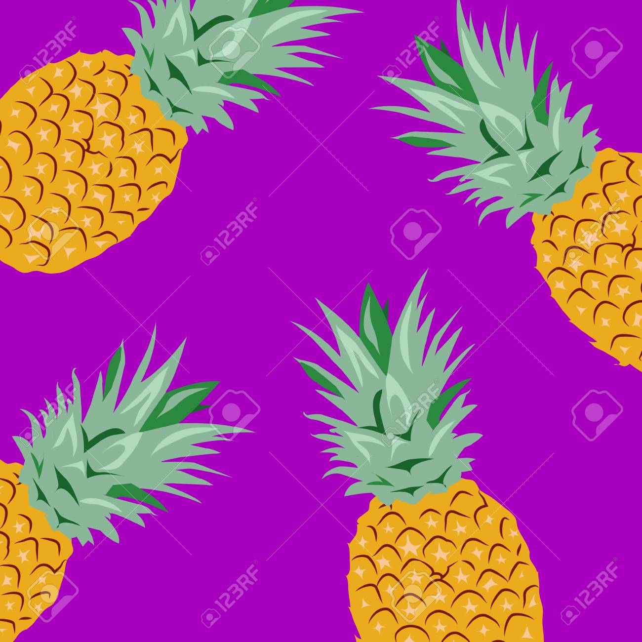 Detail Pineapple Background Free Nomer 27