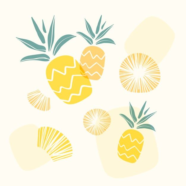 Detail Pineapple Background Free Nomer 32