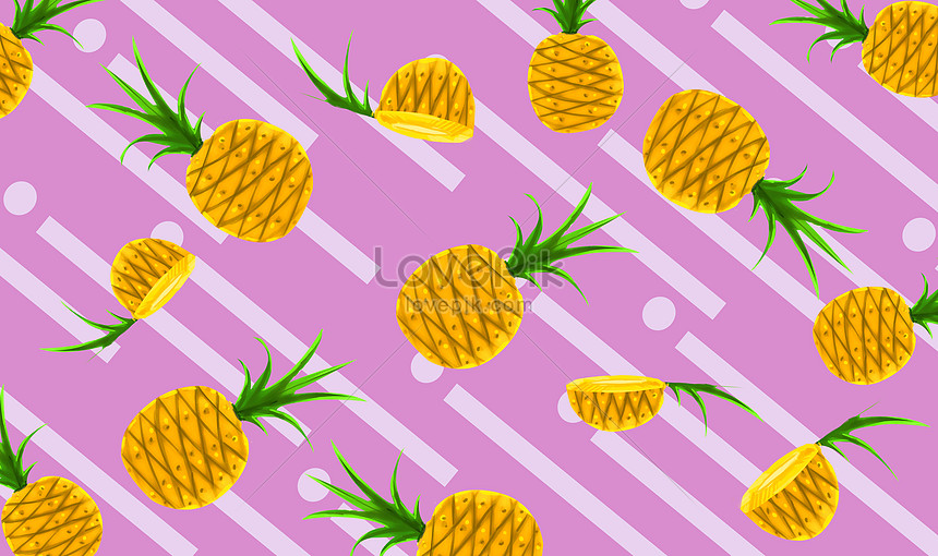Detail Pineapple Background Free Nomer 35