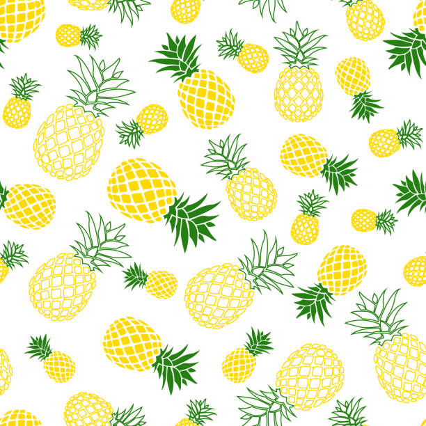 Detail Pineapple Background Free Nomer 38