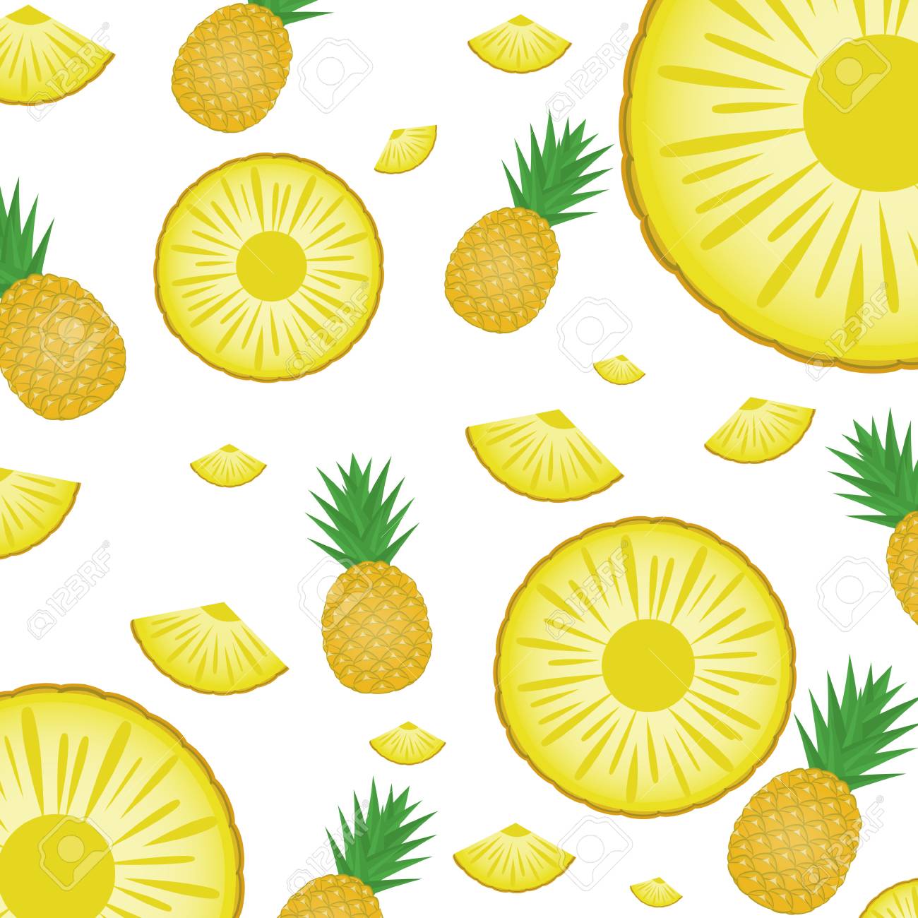 Detail Pineapple Background Free Nomer 40