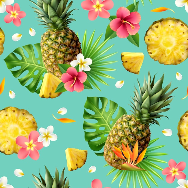 Detail Pineapple Background Free Nomer 43