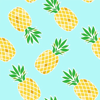 Detail Pineapple Background Free Nomer 7