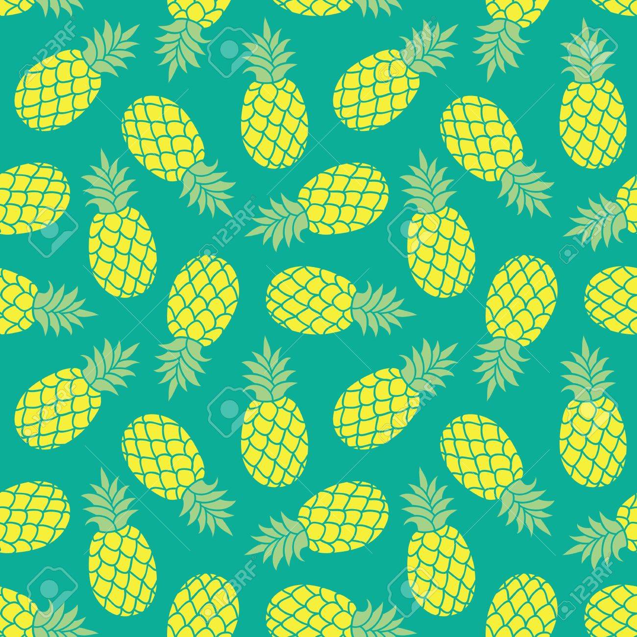 Detail Pineapple Background Free Nomer 8