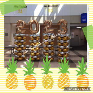 Detail Pineapple Balloon Column Nomer 38