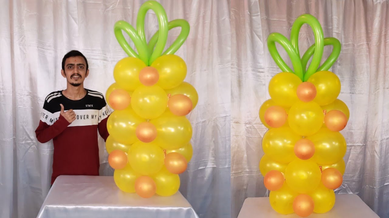 Detail Pineapple Balloon Column Nomer 10