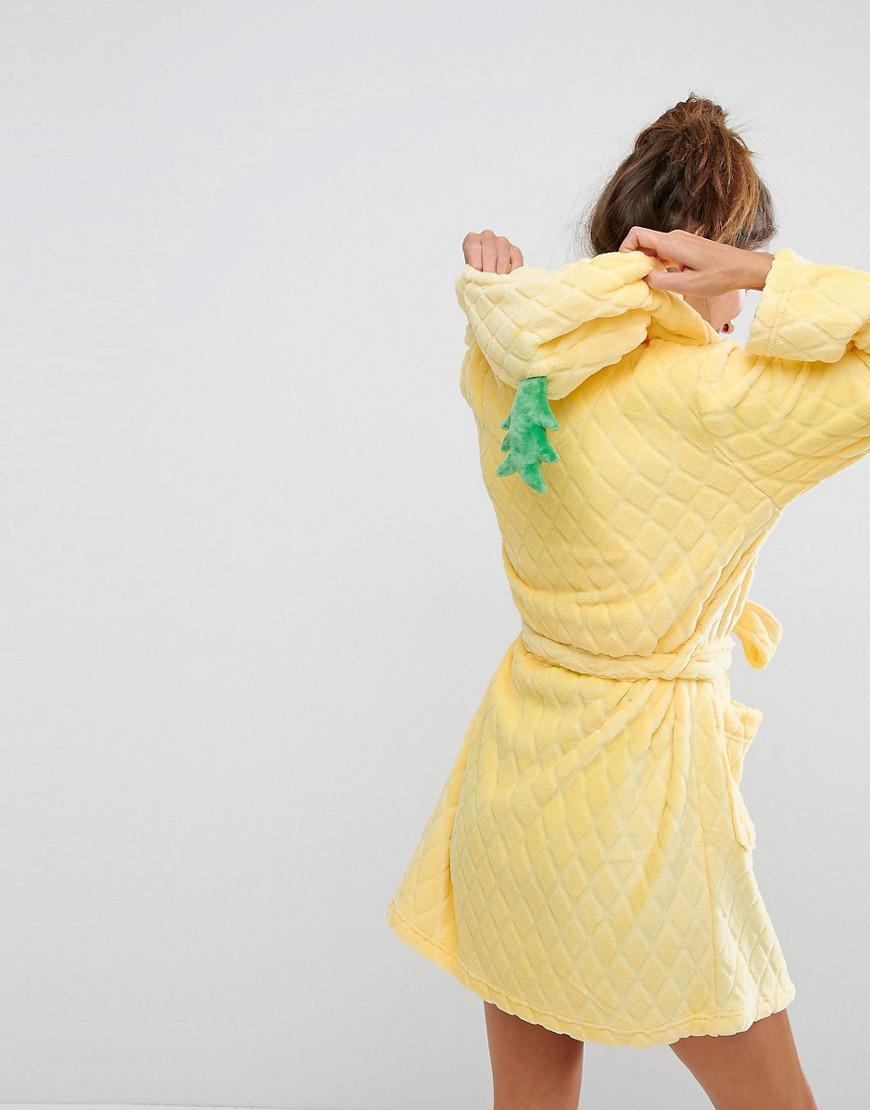 Detail Pineapple Bathrobe Nomer 4