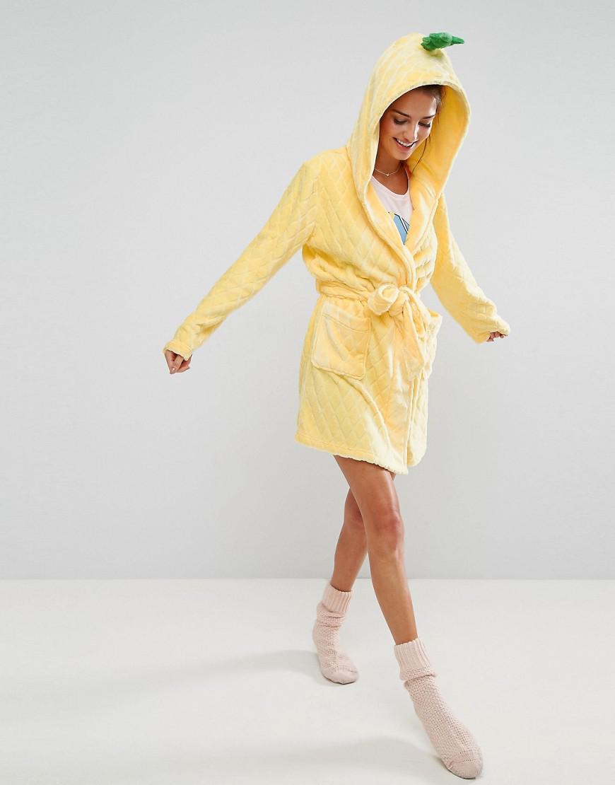 Detail Pineapple Bathrobe Nomer 7