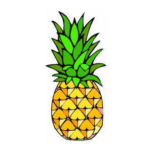 Detail Pineapple Clipart Free Nomer 15