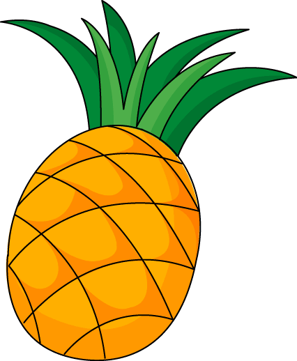 Detail Pineapple Clipart Free Nomer 18