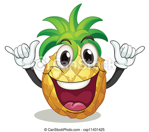 Detail Pineapple Clipart Free Nomer 54