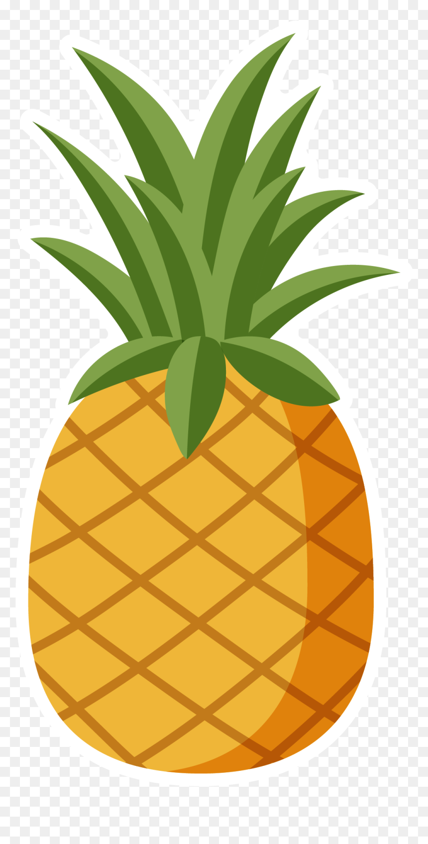 Detail Pineapple Clipart Png Nomer 3