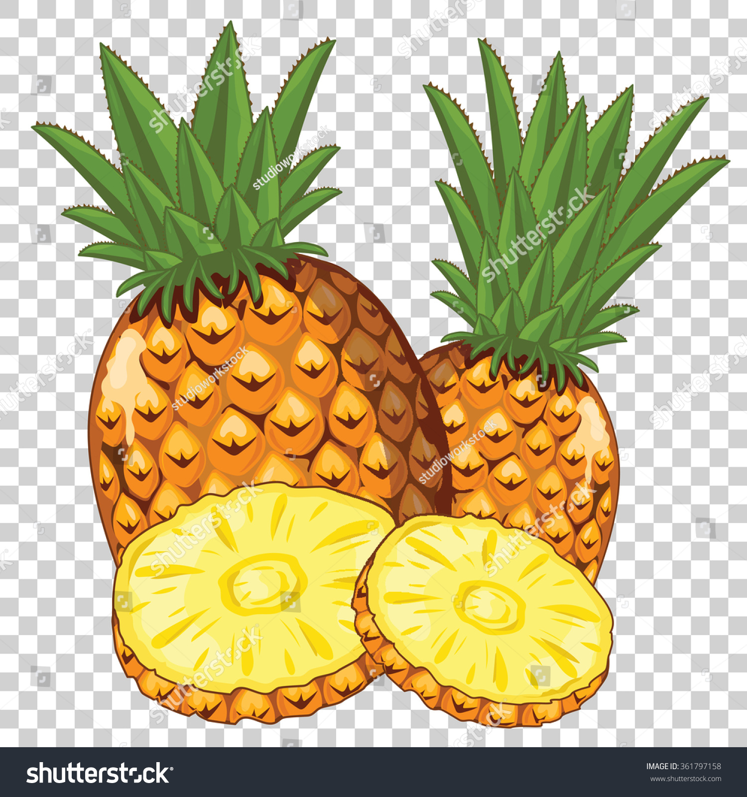 Detail Pineapple No Background Nomer 39