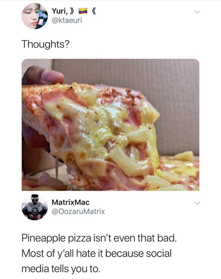 Detail Pineapple Pizza Meme Nomer 7