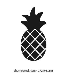 Detail Pineapple Silhouette Vector Nomer 26