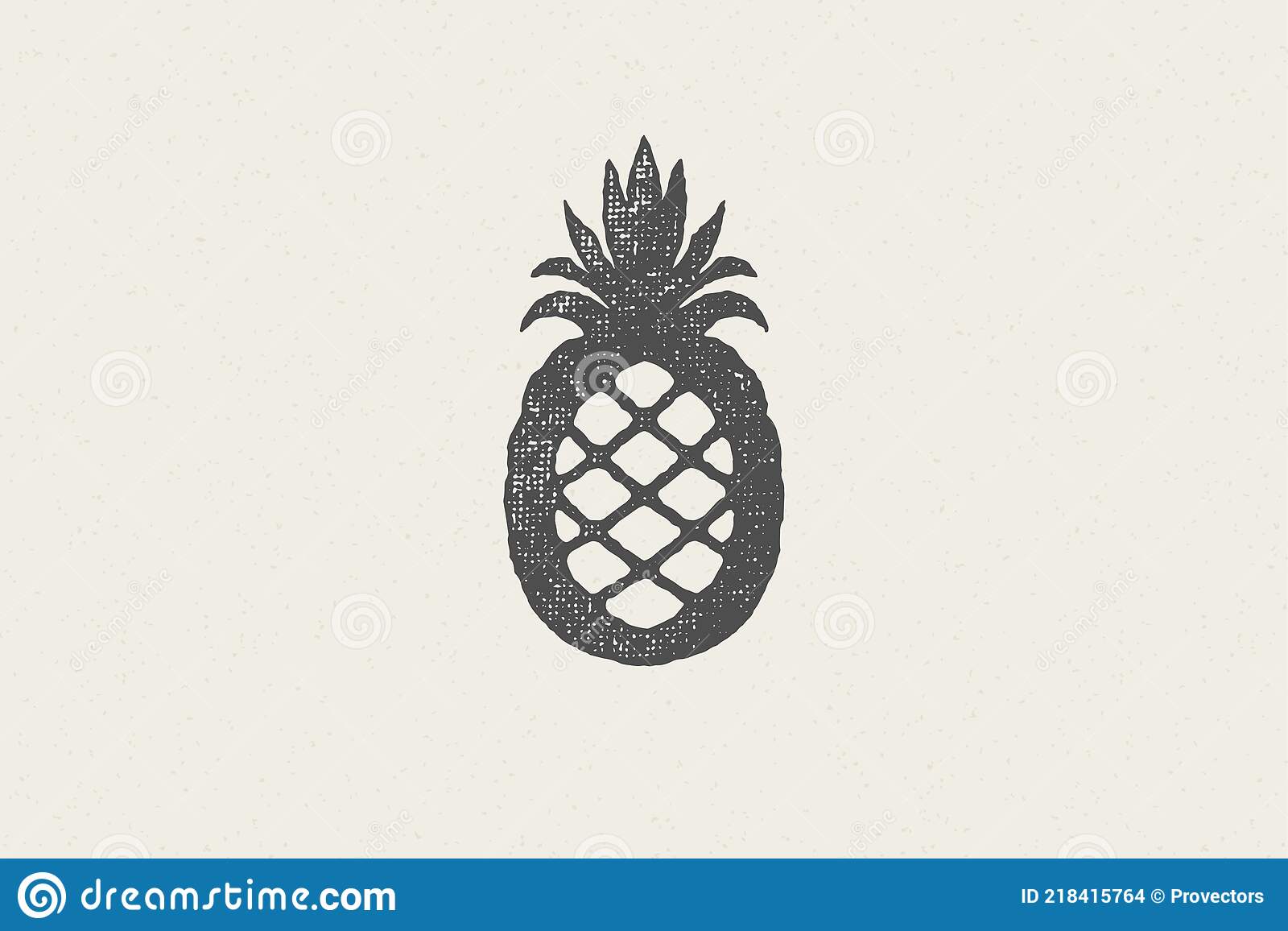 Detail Pineapple Silhouette Vector Nomer 37