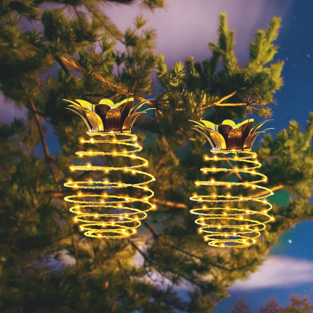 Detail Pineapple Solar Lantern Nomer 28