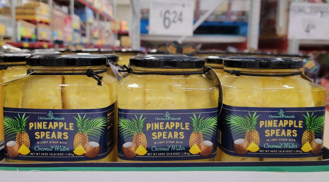 Detail Pineapple Spears In Coconut Water Amazon Nomer 5