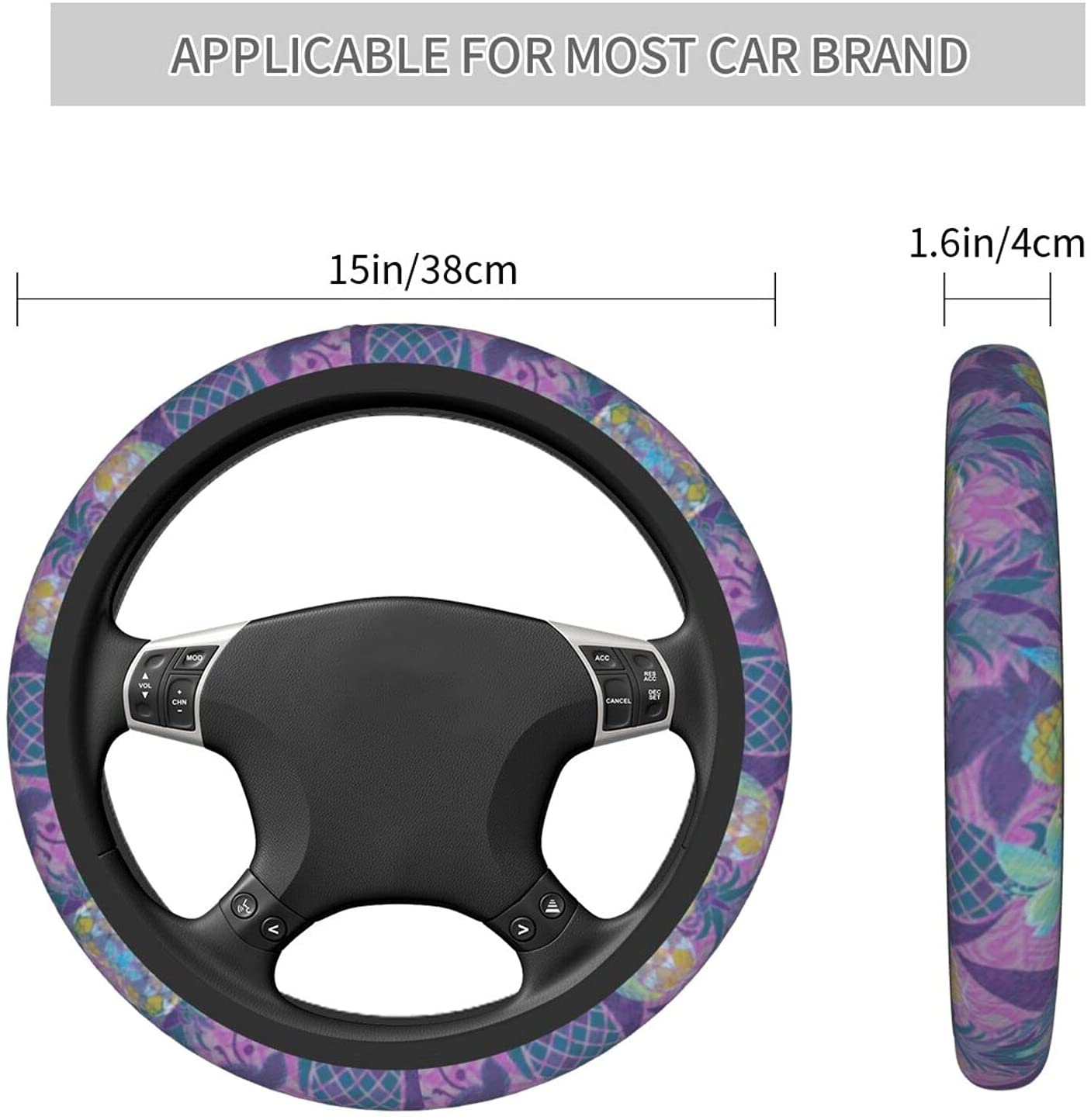 Detail Pineapple Steering Wheel Cover Nomer 34