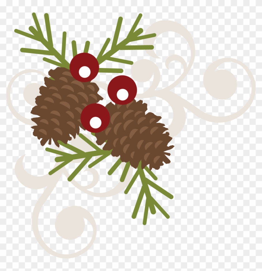 Detail Pinecone Clipart Black And White Nomer 32