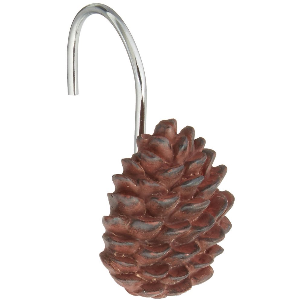 Pinecone Shower Curtain Hooks - KibrisPDR