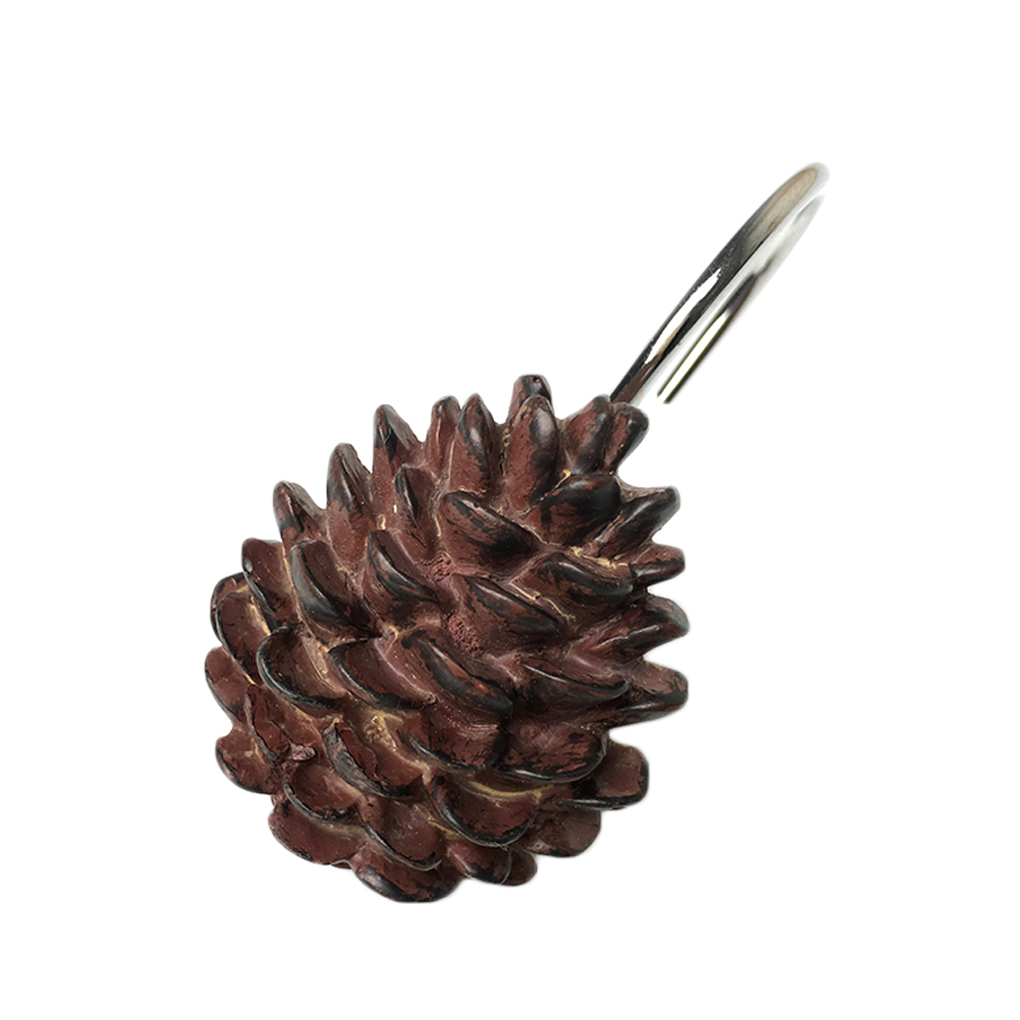 Detail Pinecone Shower Curtain Hooks Nomer 2