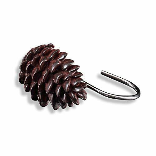 Detail Pinecone Shower Curtain Hooks Nomer 12