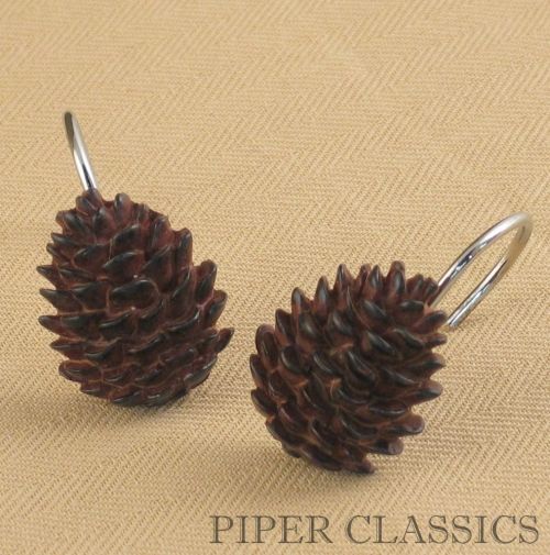 Detail Pinecone Shower Curtain Hooks Nomer 13