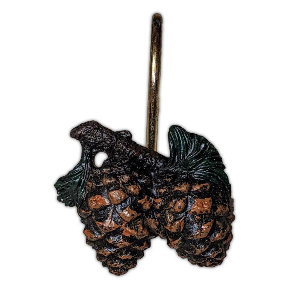 Detail Pinecone Shower Curtain Hooks Nomer 14