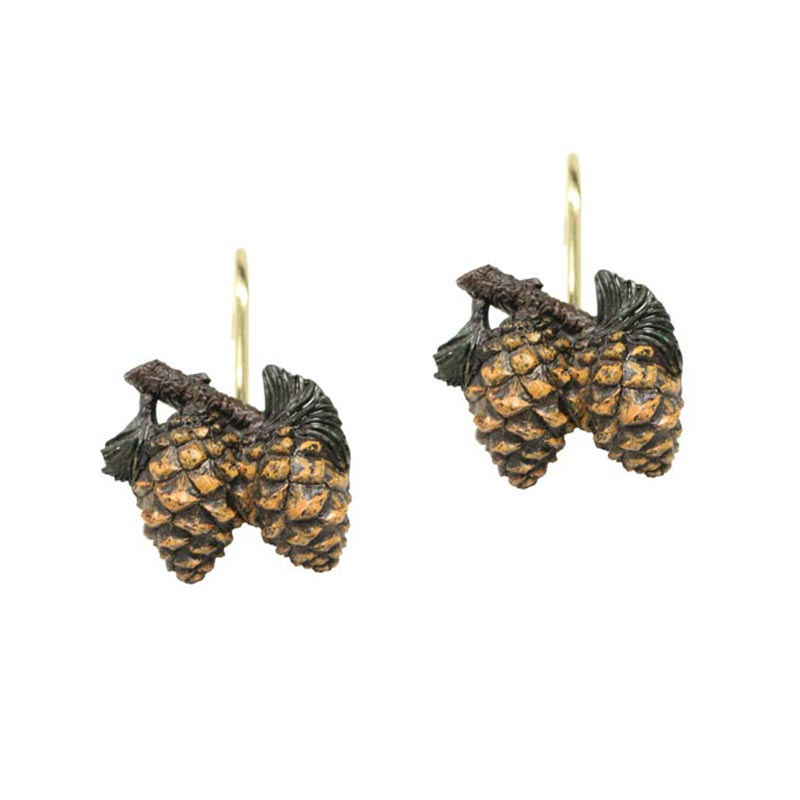Detail Pinecone Shower Curtain Hooks Nomer 21