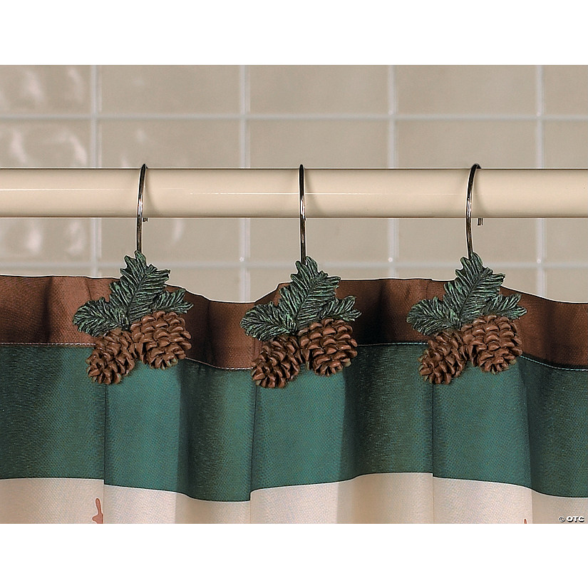 Detail Pinecone Shower Curtain Hooks Nomer 22