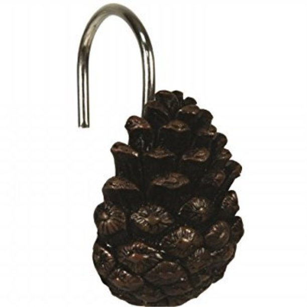 Detail Pinecone Shower Curtain Hooks Nomer 4