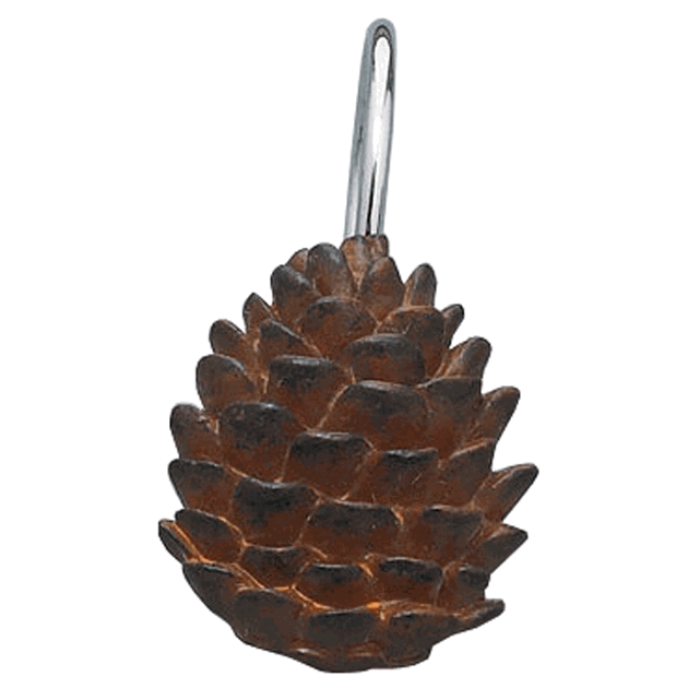 Detail Pinecone Shower Curtain Hooks Nomer 6