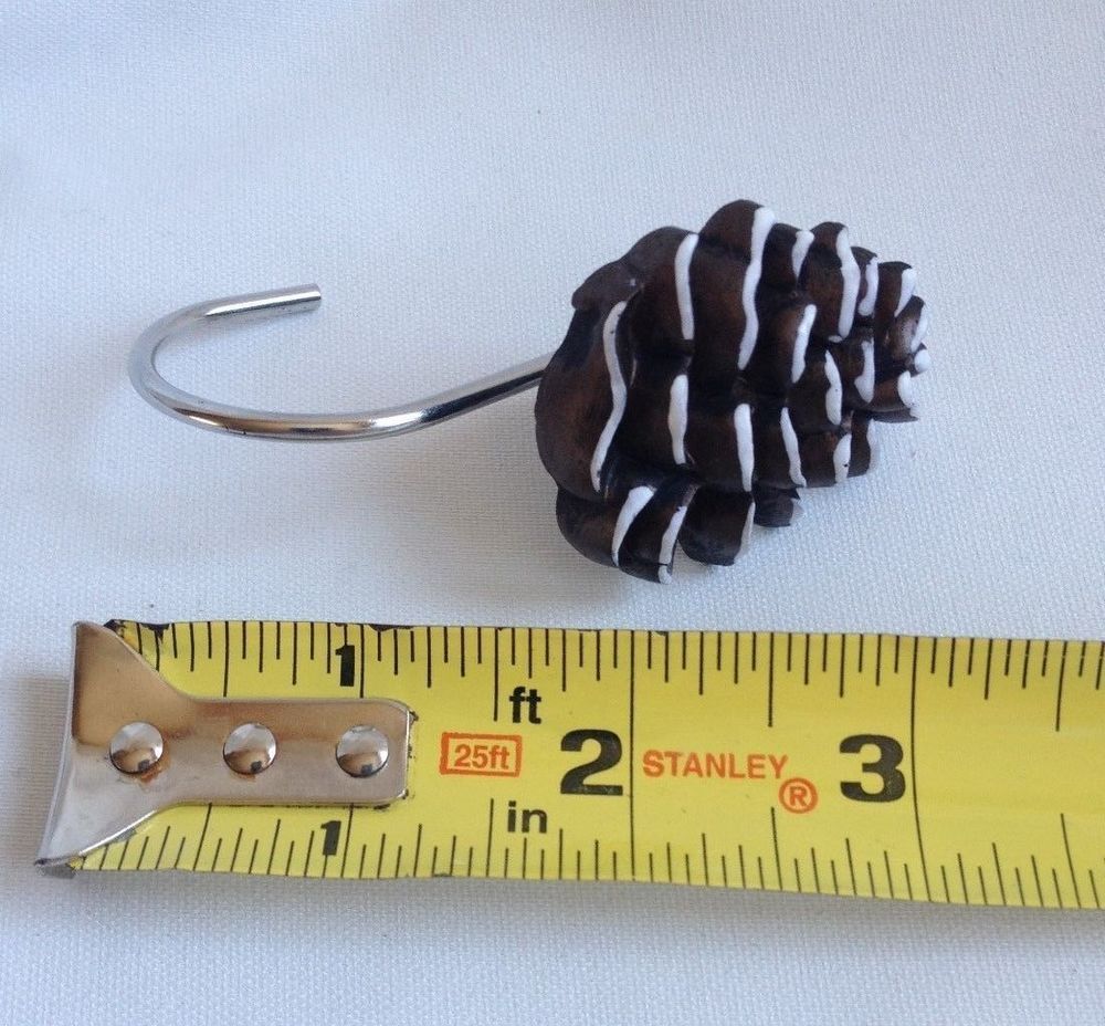 Detail Pinecone Shower Curtain Hooks Nomer 10