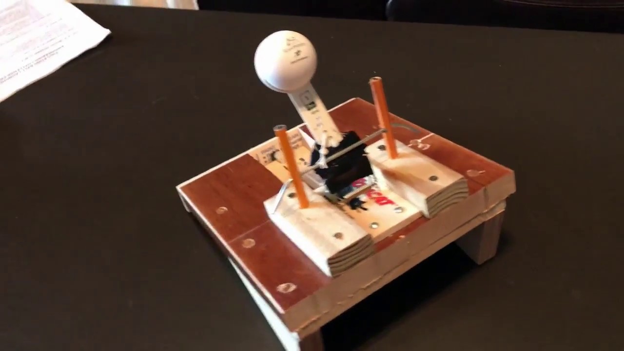 Ping Pong Ball Launcher Mouse Trap - KibrisPDR