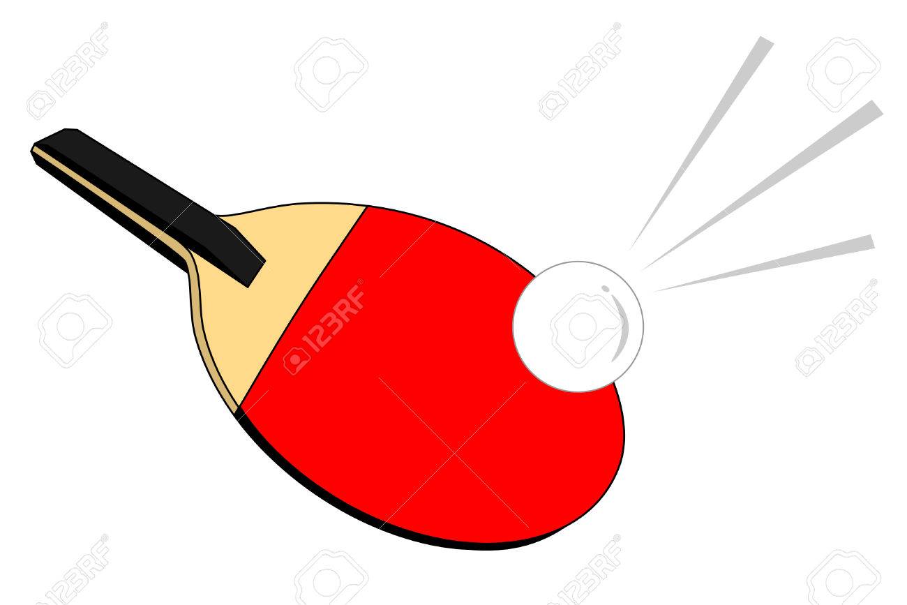 Detail Ping Pong Paddle Clipart Nomer 19