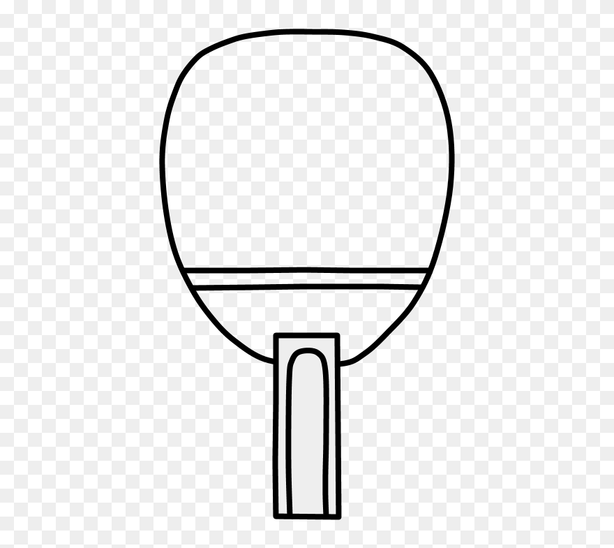 Detail Ping Pong Paddle Clipart Nomer 27