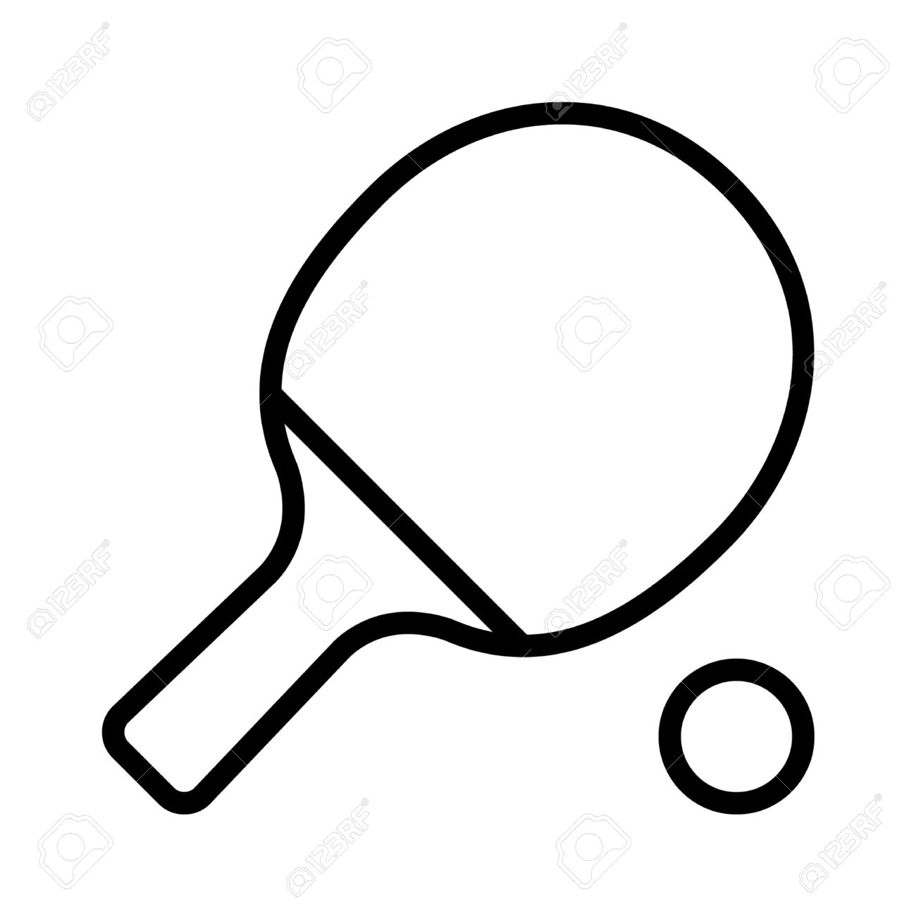 Detail Ping Pong Paddle Icon Nomer 8