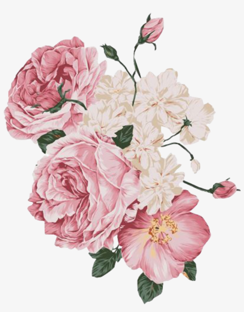 Detail Pink And White Flowers Png Nomer 29