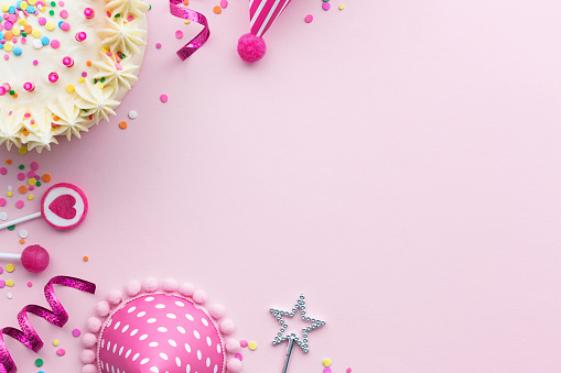 Pink Birthday Background - KibrisPDR