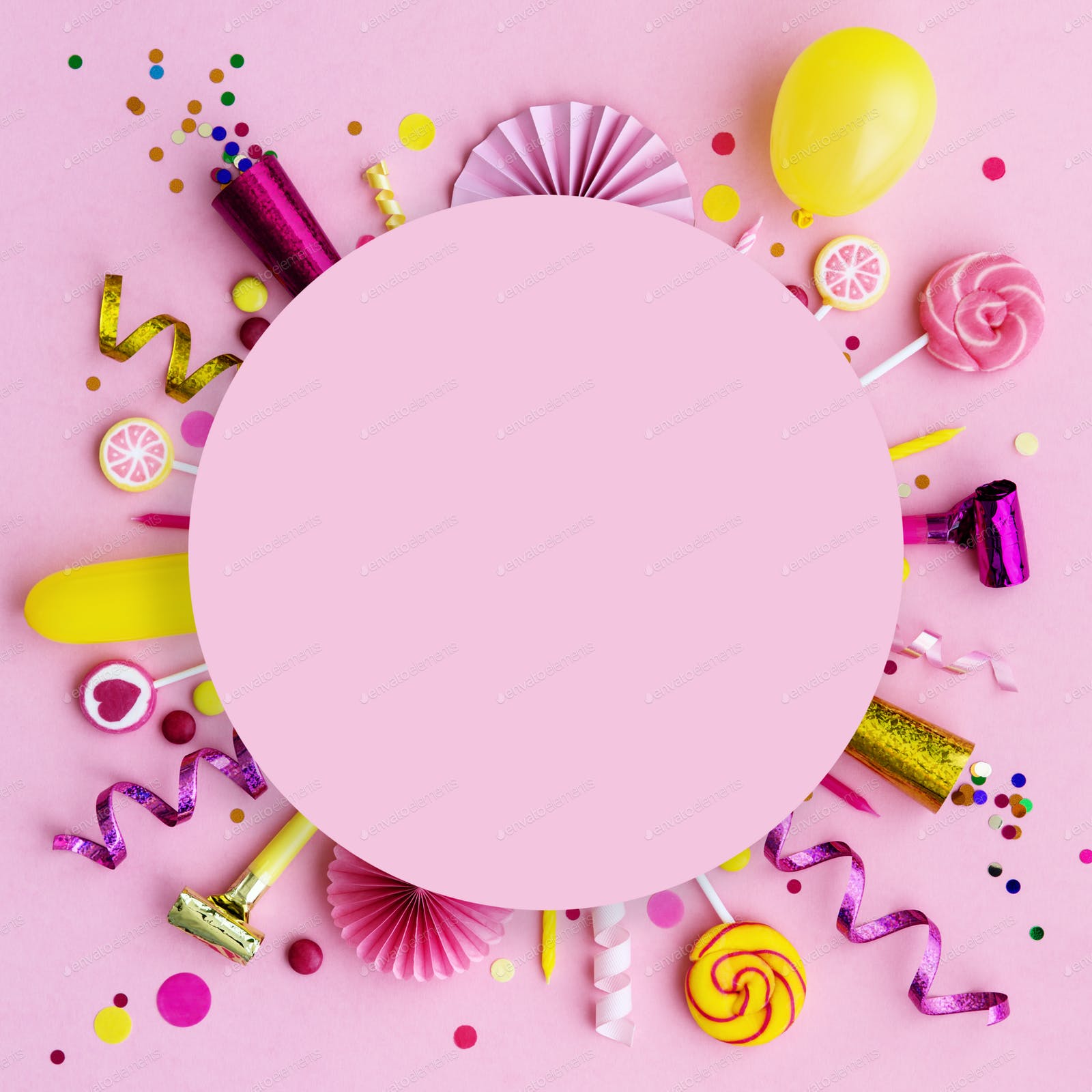 Detail Pink Birthday Background Nomer 12