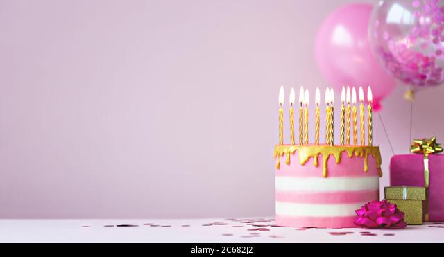 Detail Pink Birthday Background Nomer 20