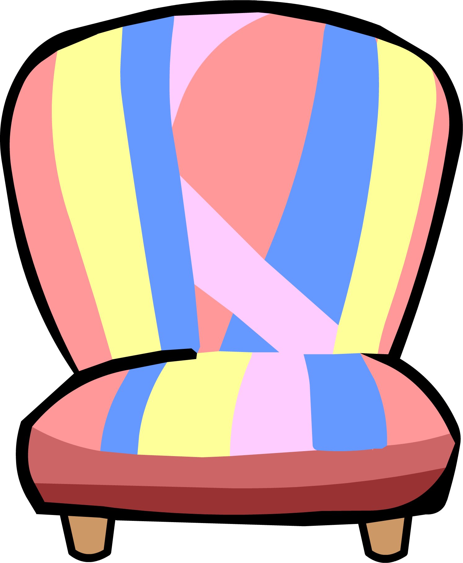 Detail Pink Chair Png Nomer 28