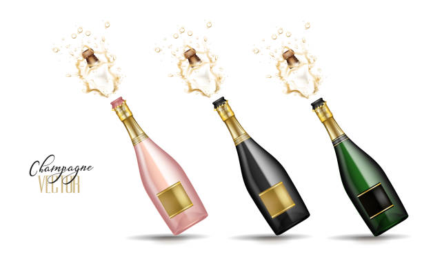 Detail Pink Champagne Bottle Png Nomer 44