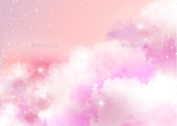 Detail Pink Cloud Background Nomer 13